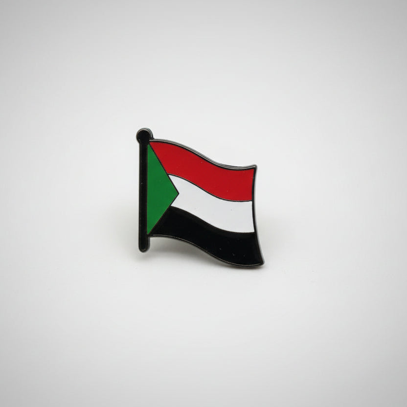 Sudan Flag Pin Badge