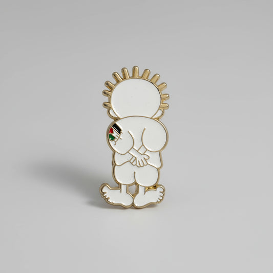 The Palestine Handala Cartoon Badge Pin