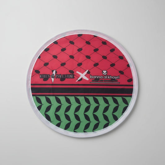Watermelon Keffiyeh Folding Frisbee