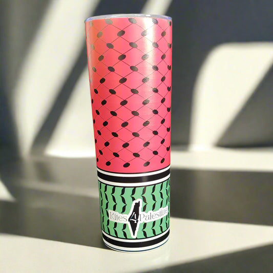 Watermelon Keffiyeh Travel Bottle