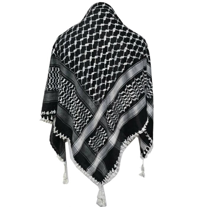 Inversed Black & White Keffiyeh