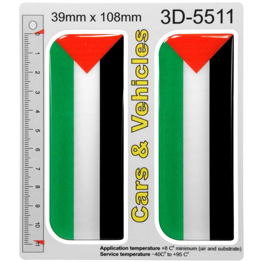 Palestine Number Plate Badge Sticker