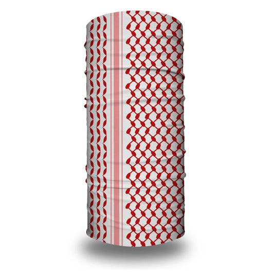 Palestine Red Keffiyeh Bandana Neck Gaiter Mask - Kites 4 Palestine