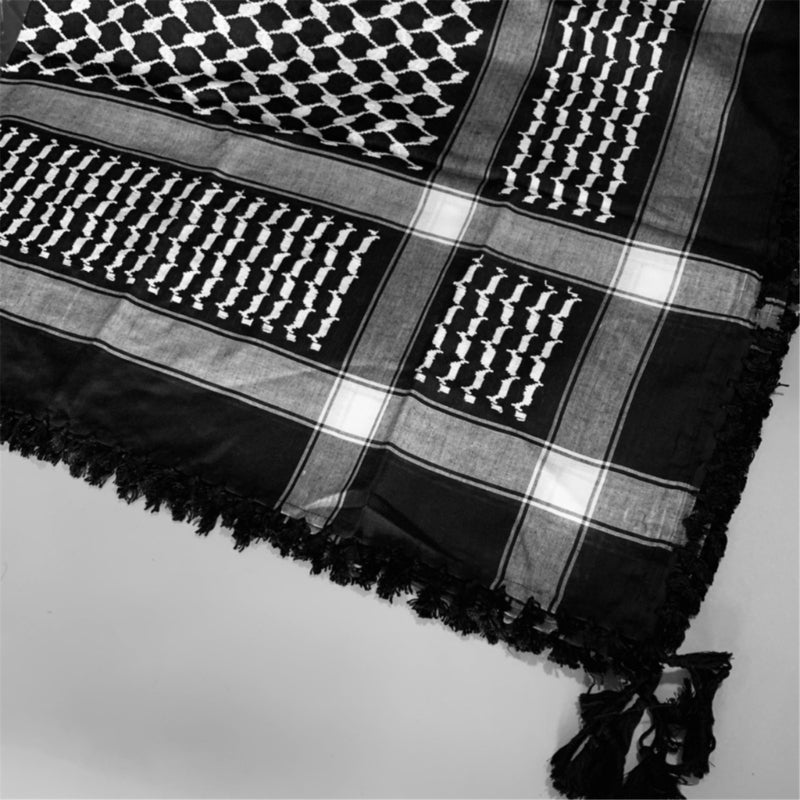 Inversed Black & White Keffiyeh