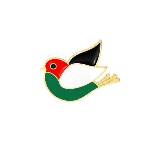 Palestine Bird Badge Pin