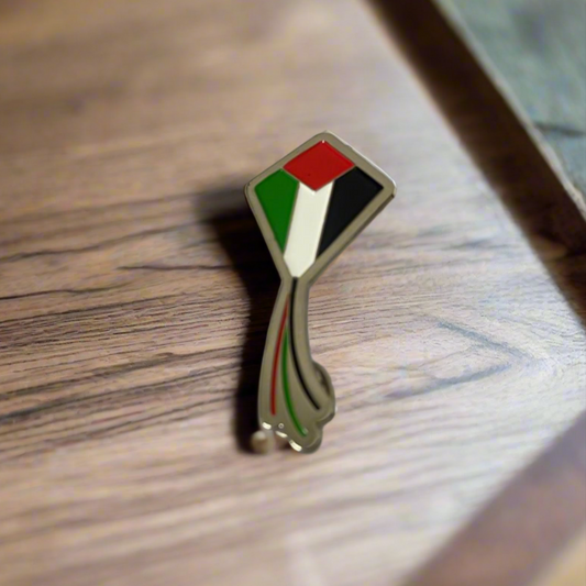 Palestine Kite Badge Pin