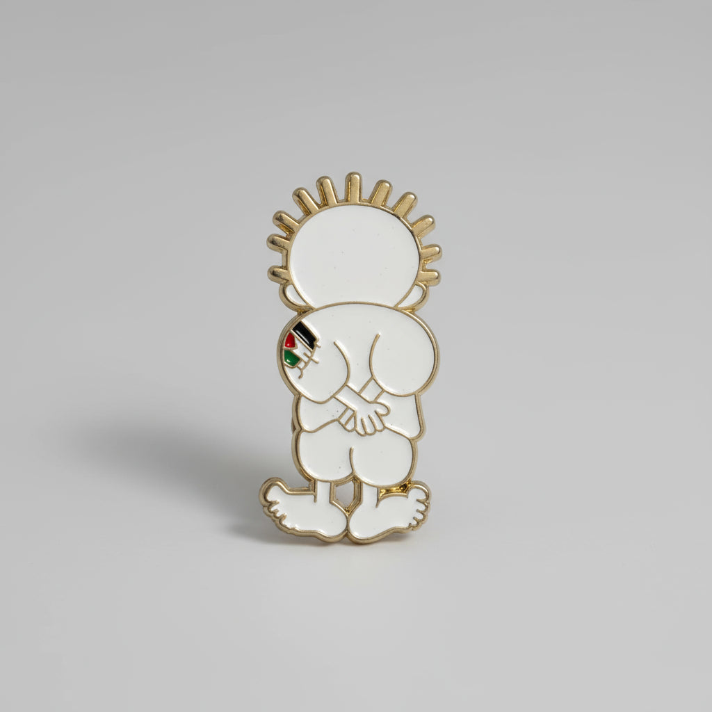 The Palestine Handala Cartoon Badge Pin