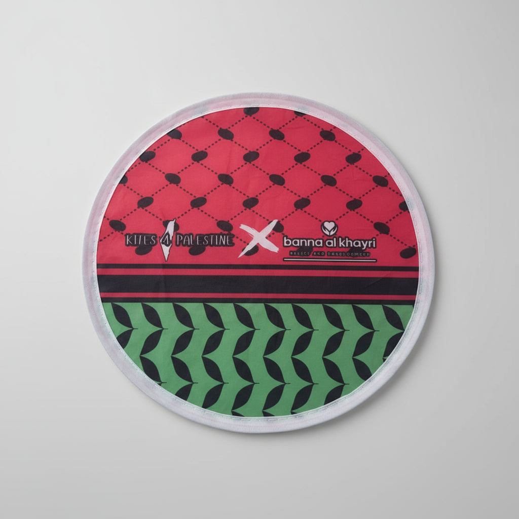 Watermelon Keffiyeh Folding Frisbee