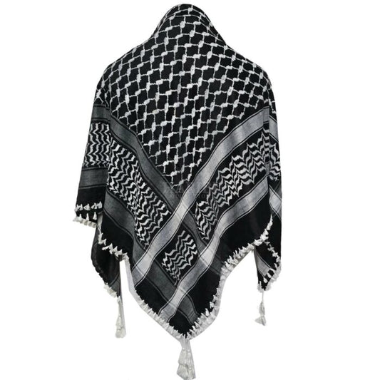 Inversed Black & White Keffiyeh
