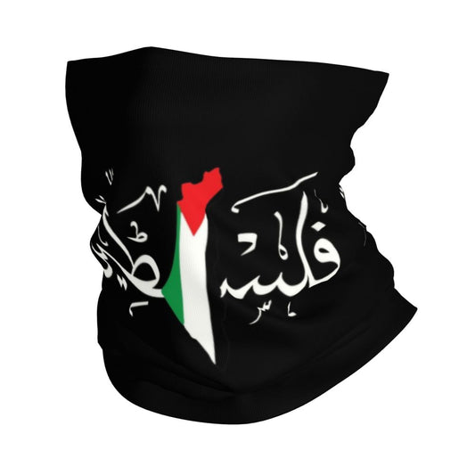 Palestine Calligraphy Bandana Neck Gaiter Mask
