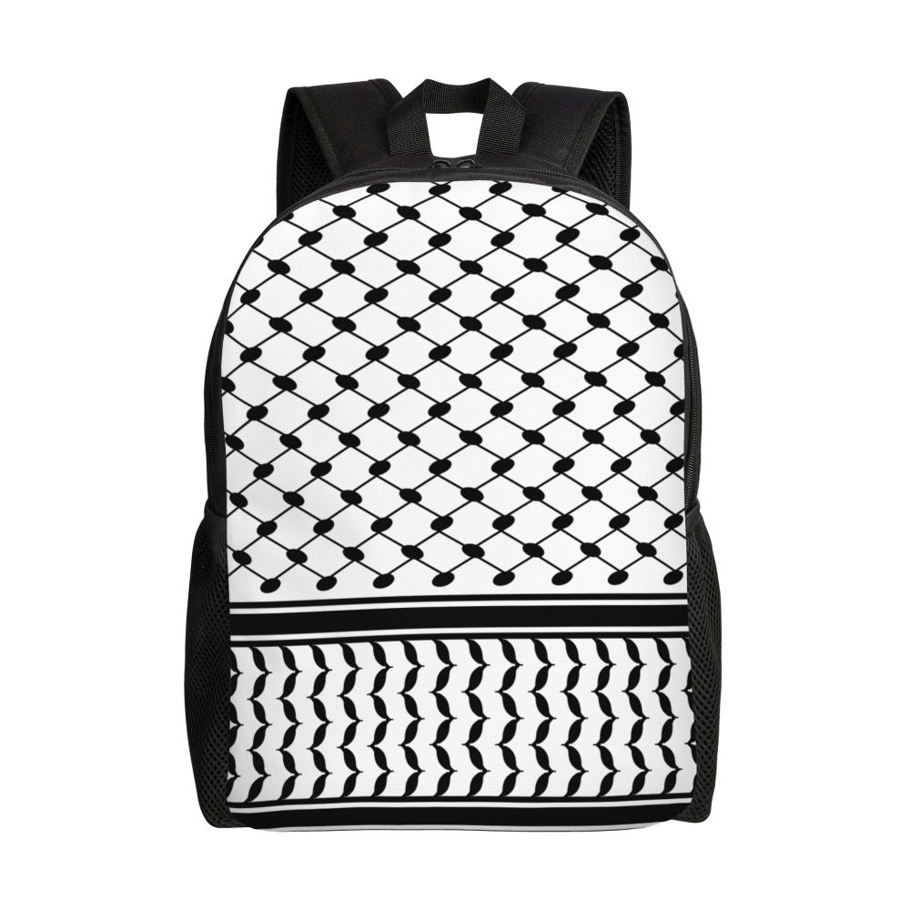 Keffiyeh Backpack with Black Straps