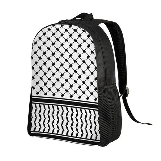 Keffiyeh Backpack with Black Straps