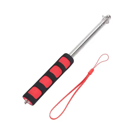 1.6M Telescopic Flagpole – Portable with Black Sponge Handle